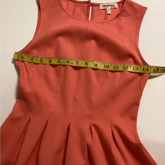 Montesquieu Coral Sleeveless Size Small Dress - Picture 11 of 13